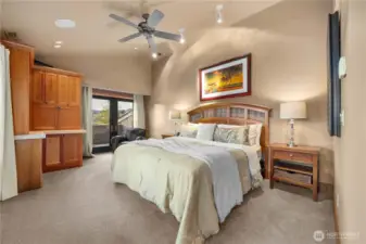 Primary Suite with Juliet Balcony.
