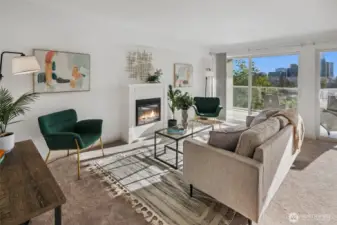 Open concept with great flow and space for entertainment while enjoying the views!