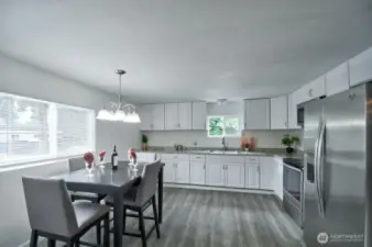 Kitchen w/ dining space