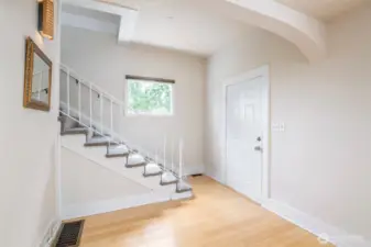 Entry way with stairs to the 2nd story