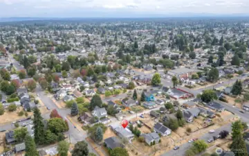 Looking toward Mt. Rainier