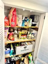 Large pantry in the kitchen
