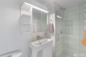 Walk in shower