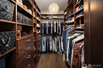 One of the two Primary closets