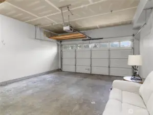 Garage interior.