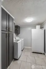 Utility Room located adjacent to kitchen.