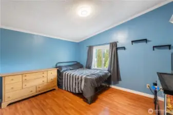 Bonus space currently used as an extra bedroom.