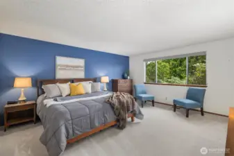Primary Upstairs Bedroom with Attached Bathroom