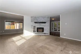 Door at right leads to the kitchen