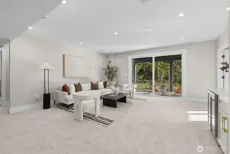 Lower-level Family/Rec room