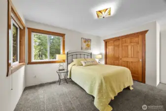 Charming second bedroom on the main floor, perfect for guests!