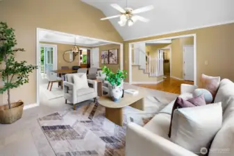 Open-concept main floor designed for gatherings and everyday living.