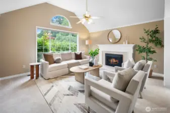 Peaceful neighborhood setting with a true sense of community.