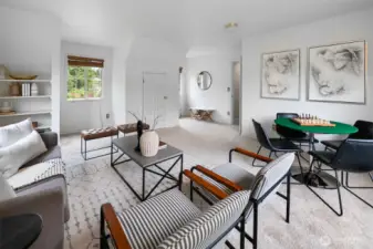 Expansive upstairs bonus room with endless potential.