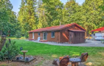 A fenced garden space has been added...see next pic!