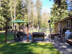 Great garden space. Gate is family heirloom and will go with seller