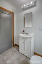 Downstairs bathroom