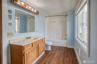 Primary bathroom upstairs