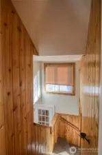 Stair case from the primary bedroom