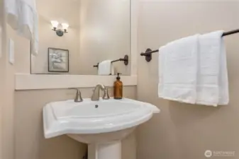 Off-laundry 1/2 bath