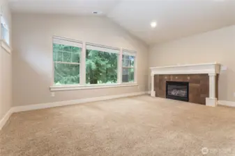 Main bedroom with fireplace