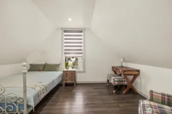 cozy attic shape room