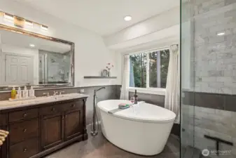 Master Bath with Tub and shower