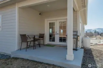 Patio off of dining area