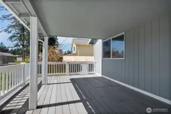 Back Covered Patio for entertaining