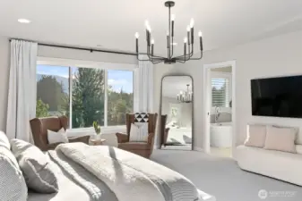 Primary Bedroom w/ views