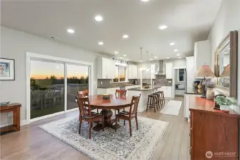Entertainers dream space with easy access to the oversize deck and large chef's kitchen with KitchenAid Appliances
