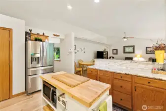 Kitchen towards family room
