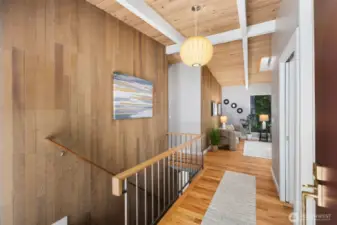 Two distinct living areas. Upstairs and downstairs