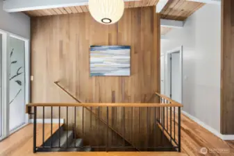 Head downstairs to the lower level living space
