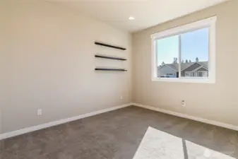 3rd bedroom is larger right next to the 2nd bedroom