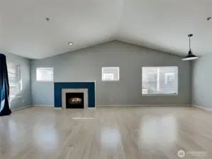 Check out the vaulted ceilings!
