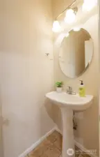 Main floor guest bathroom.