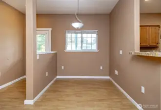 Dining room off Entry and Kitchen