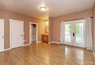 Another set of french doors to enjoy the covered deck