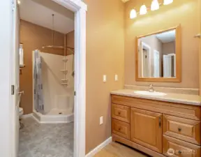 3/4 bath off primary bedroom