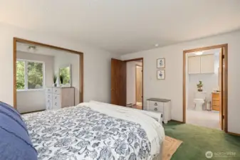 Primary suite has an adjacent sitting room/office/nursery with more closet space!