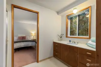 Downstairs Jack & Jill bathroom