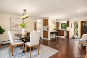 A simple floor plan with excellent flow.