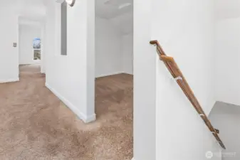 Top of Stairs facing Den/Office