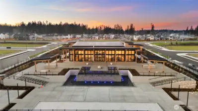 Clubhouse with beautiful meditation pond, bocce ball & two outdoor kitchens