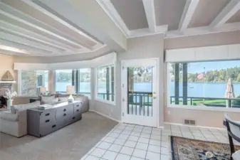 Main entrance looking towards living room