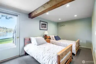 Lower level bedroom