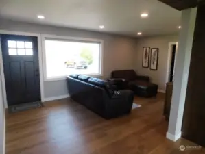 Living room looking from the dining area