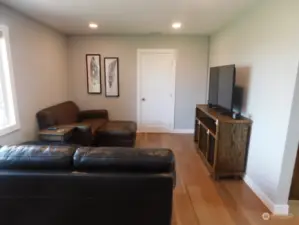 Living room looking toward the primary bdrm