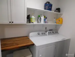 Utility room off the kitchen